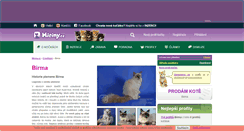 Desktop Screenshot of birma.miciny.cz