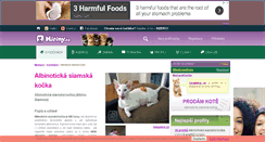 Desktop Screenshot of albinoticka-siamska-kocka.miciny.cz
