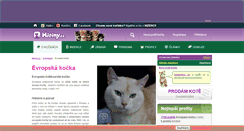 Desktop Screenshot of evropska-kocka.miciny.cz