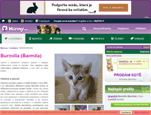 Tablet Screenshot of burmilla-barmila.miciny.cz