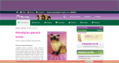 Desktop Screenshot of himalajsko-perska-kocka.miciny.cz