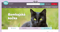 Desktop Screenshot of bombajska-kocka.miciny.cz