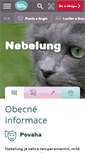 Mobile Screenshot of nebelung.miciny.cz