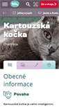 Mobile Screenshot of kartouzska-kocka.miciny.cz