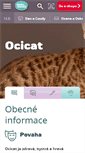 Mobile Screenshot of ocicat.miciny.cz